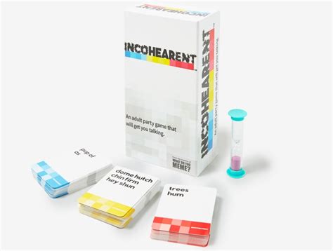 kan eye par row your jar sure|Incohearent Card Game .